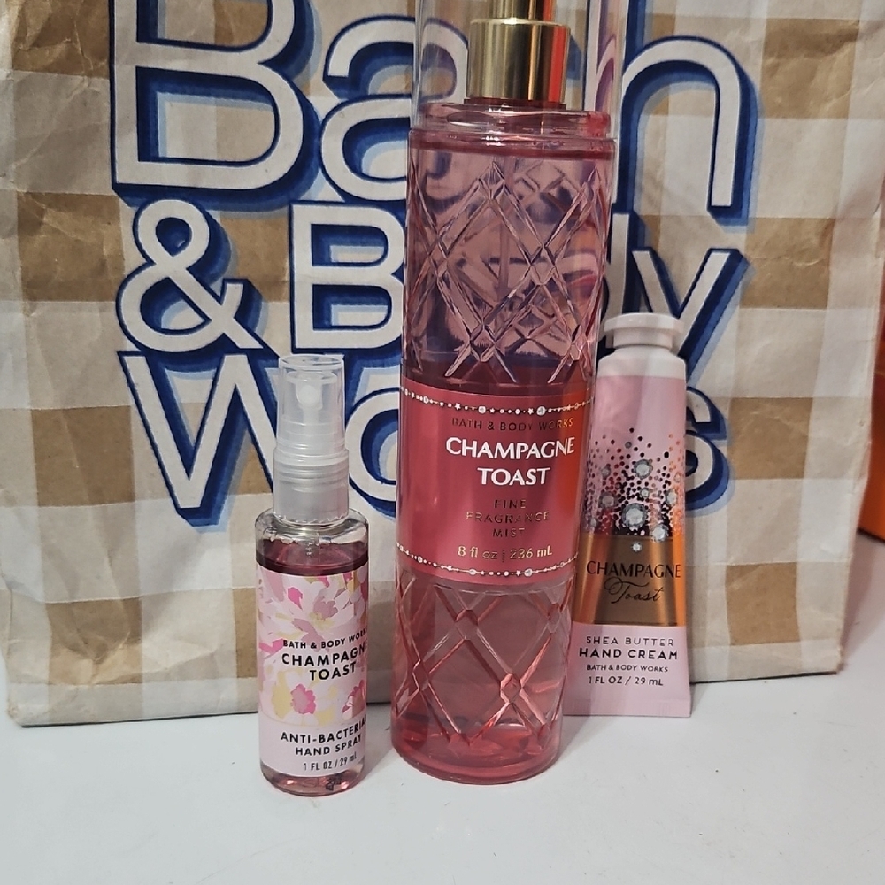 Bath & Body Works Champagne Toast Set - Pink